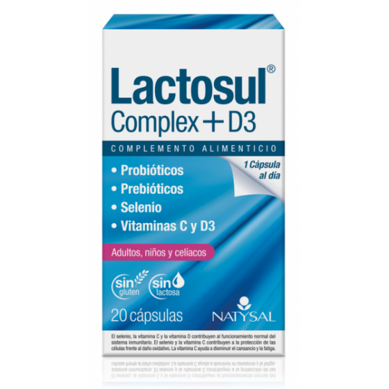 LACTOSUL COMPLEX + D3 20CAPS